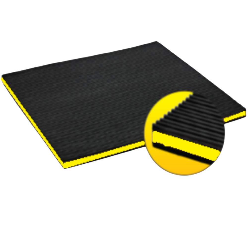 RUBBER EVA ANTI-VIBRATION PADS - 2" X 2" X 3/8" - 100/PC