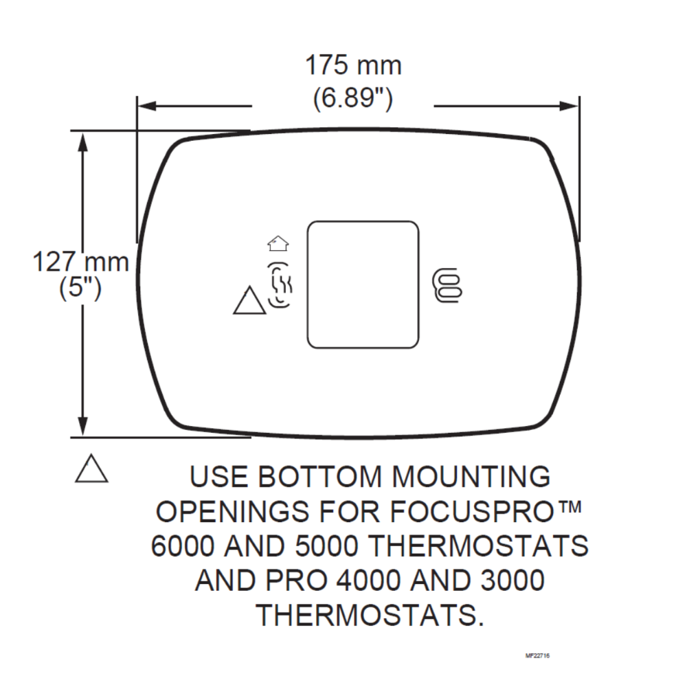 WALL COVER PLATE 5" x 6-7/8" (12/BX)