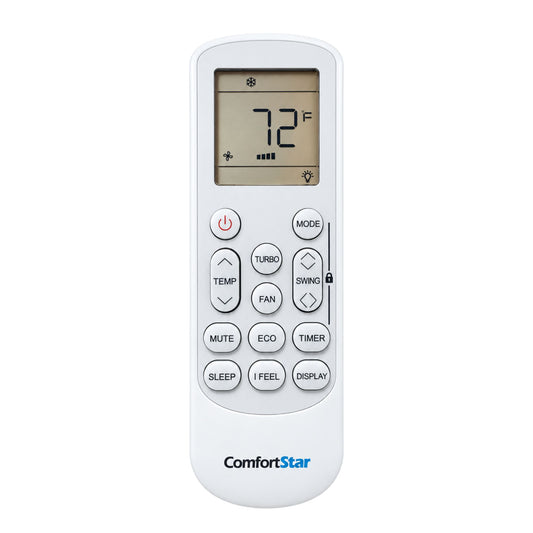 Wireless remote control for ComfortStar eco Smart CH32 and CC32 mini-split systems