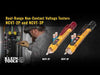 Dual Range Non-Contact Voltage Tester with Flashlight, 12 - 1000v AC